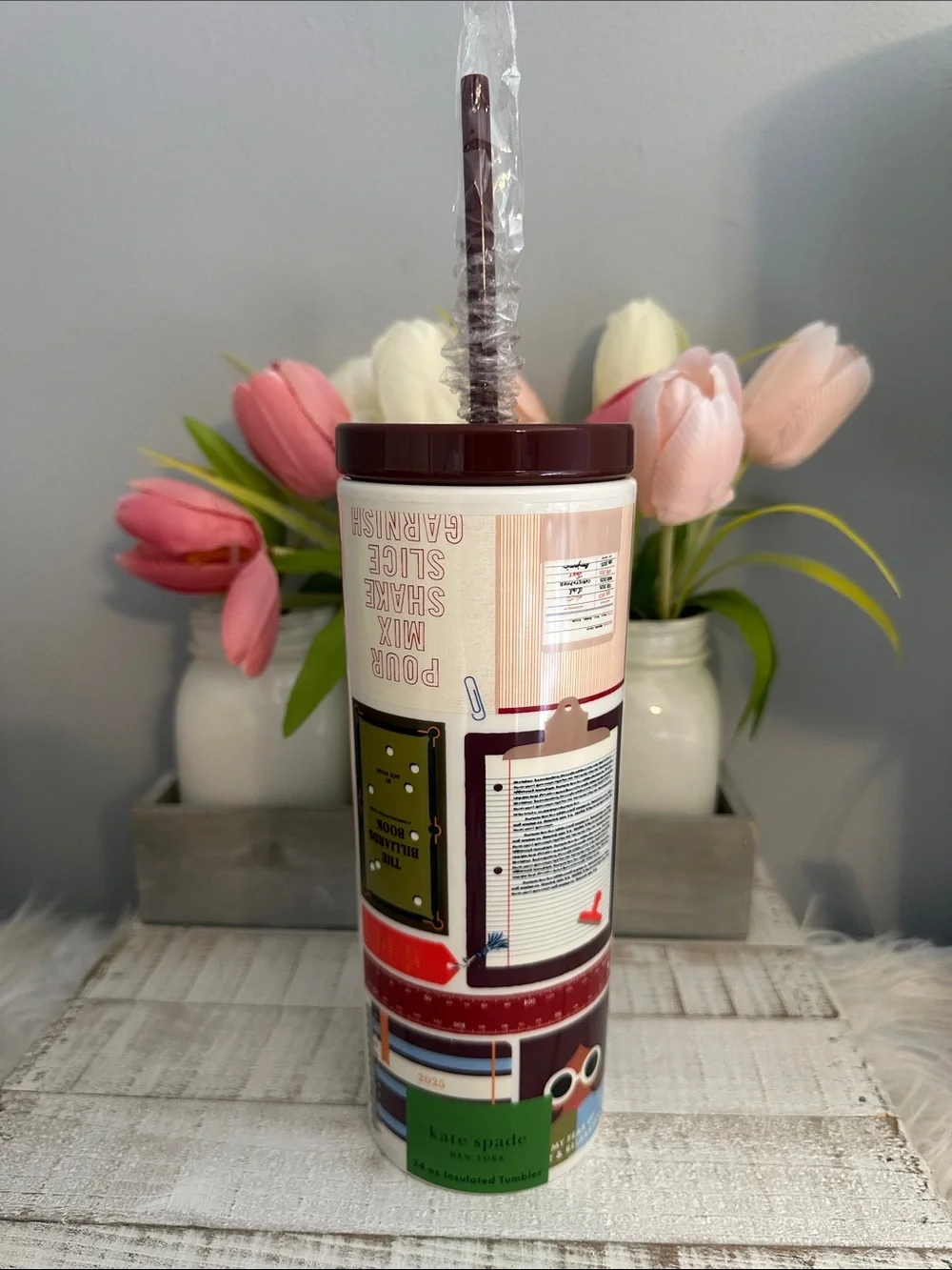 Nwt Kate spade 24 oz insulated tumbler